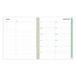 Planning Calendar BS Laurel Frosted PP 8.5x11 AY26–27 W/M