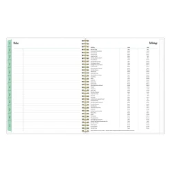 Planning Calendar BS Laurel Frosted PP 8.5x11 AY26–27 W/M