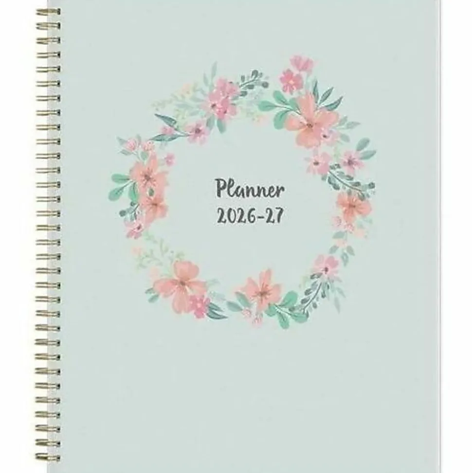 Planning Calendar BS Laurel Frosted PP 8.5x11 AY26–27 W/M