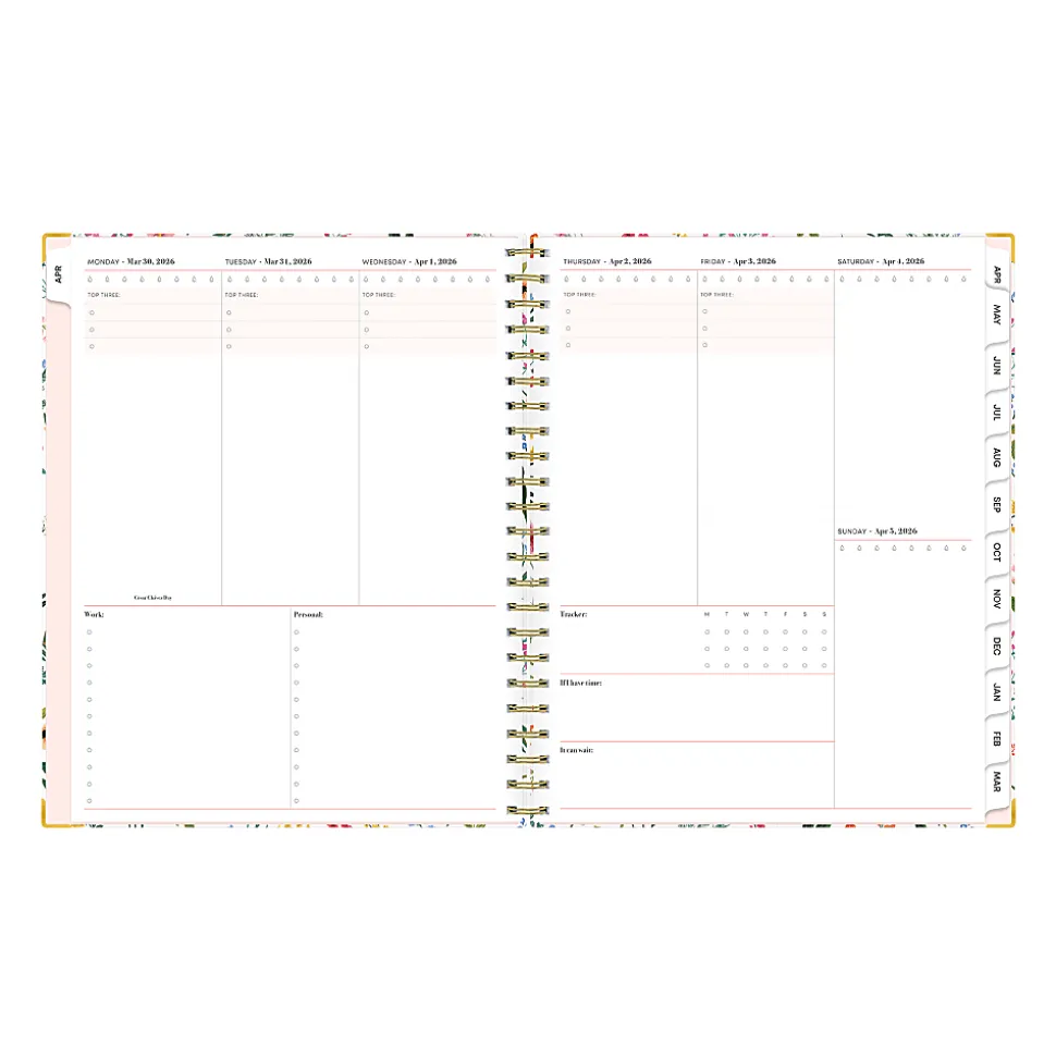 Planning Calendar BS Londonberry Matte 8.5x11 AY26–27 (15-mo)