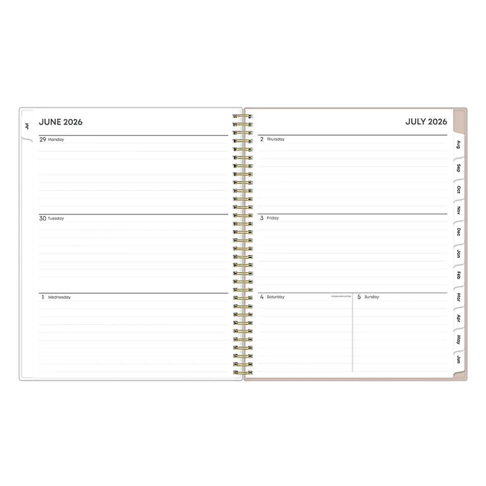 Planning Calendar BS Nickelson PP Zip Pouch 8.5x11 AY26–27