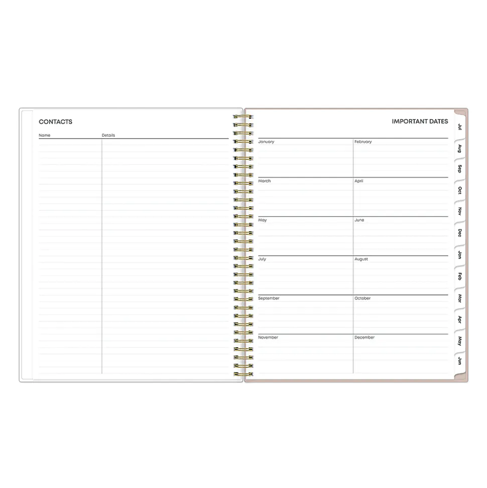 Planning Calendar BS Nickelson PP Zip Pouch 8.5x11 AY26–27