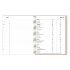 Planning Calendar BS Nickelson PP Zip Pouch 8.5x11 AY26–27