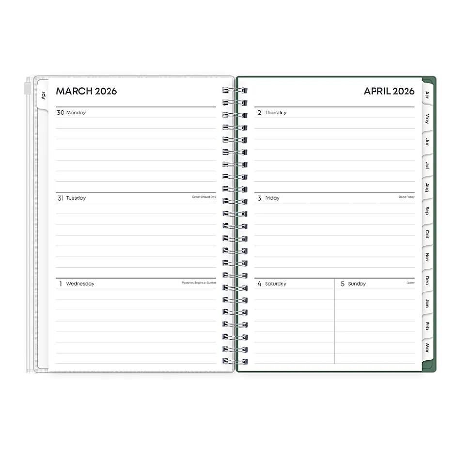 Planning Calendar BS Seychelle PP Zip Pouch 5x8 AY26–27 (15-mo)