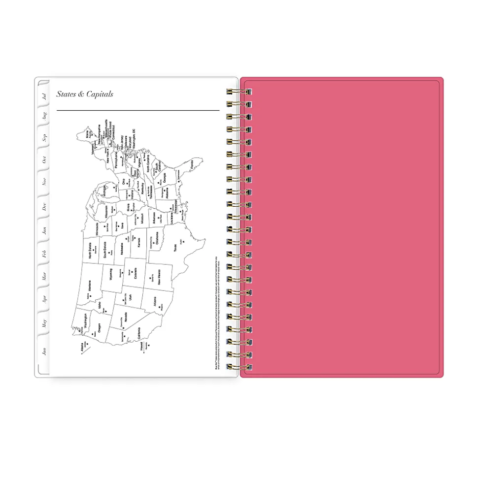Planning Calendar BS Venus Clear PET 5x8 AY26–27 W/M