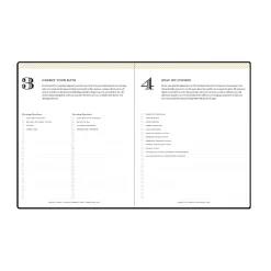 Planning Calendar DD Black FL 8x10 AY26–27 Bookbound