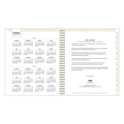 Planning Calendar DD Butterfly Garden Black PP 8x10 AY26–27