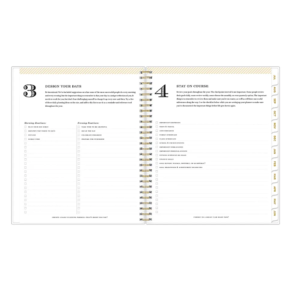 Planning Calendar DD Butterfly Garden Black PP 8x10 AY26–27