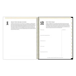 Planning Calendar DD Butterfly Garden Black PP 8.5x11 AY26–27