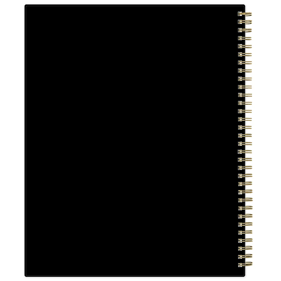 Planning Calendar DD Butterfly Garden Black PP 8.5x11 AY26–27