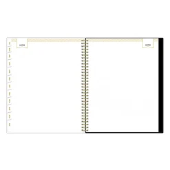 Planning Calendar DD Butterfly Garden Black PP 8.5x11 AY26–27