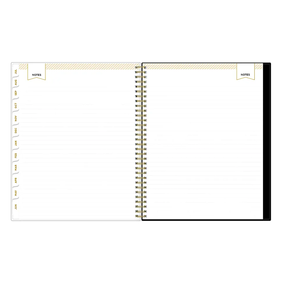 Planning Calendar DD Butterfly Garden Black PP 8.5x11 AY26–27