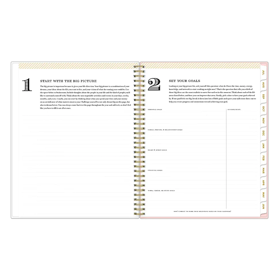 Planning Calendar DD Palmetto Blush PP 8.5x11 AY26–27 W/M