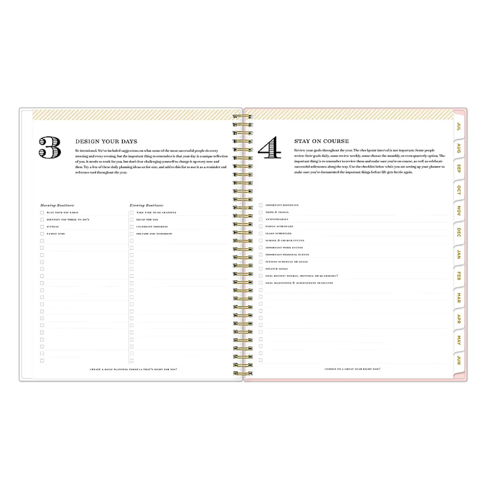 Planning Calendar DD Palmetto Blush PP 8.5x11 AY26–27 W/M