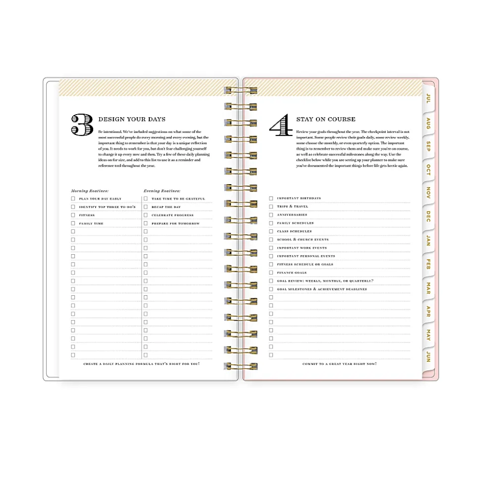 Planning Calendar DD Palmetto Blush PP 3.625x6.125 AY26–27