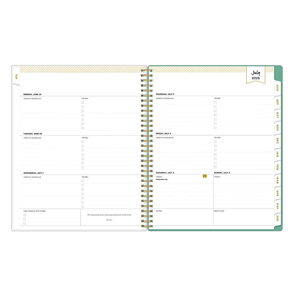 Planning Calendar DD Palms Frosted PP 8.5x11 AY26–27 W/M