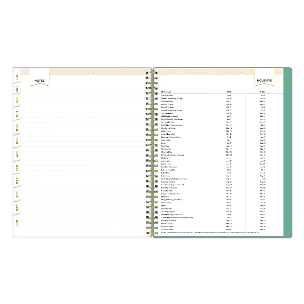 Planning Calendar DD Palms Frosted PP 8.5x11 AY26–27 W/M