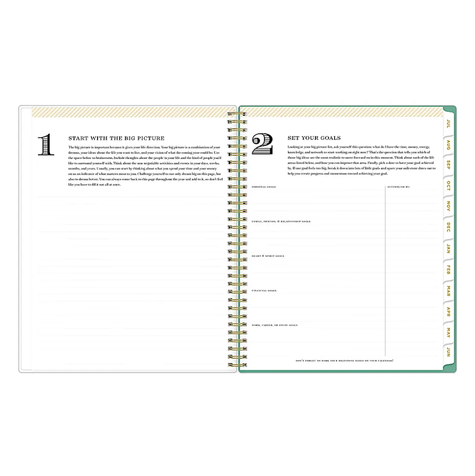 Planning Calendar DD Palms Frosted PP 8.5x11 AY26–27 W/M