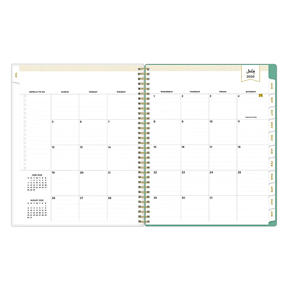 Planning Calendar DD Palms Frosted PP 8.5x11 AY26–27 W/M