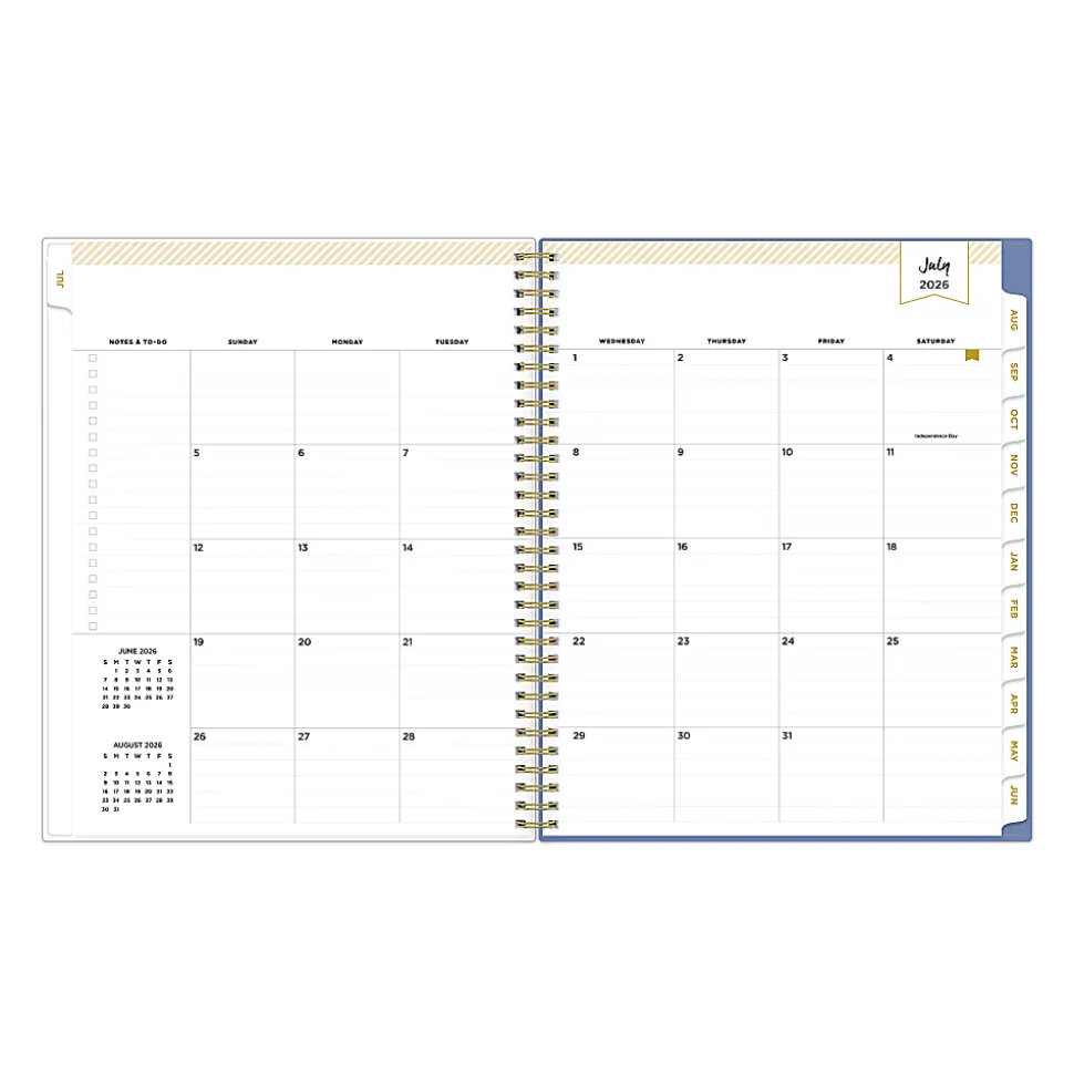 Planning Calendar DD Periwinkle PP 8.5x11 AY26–27