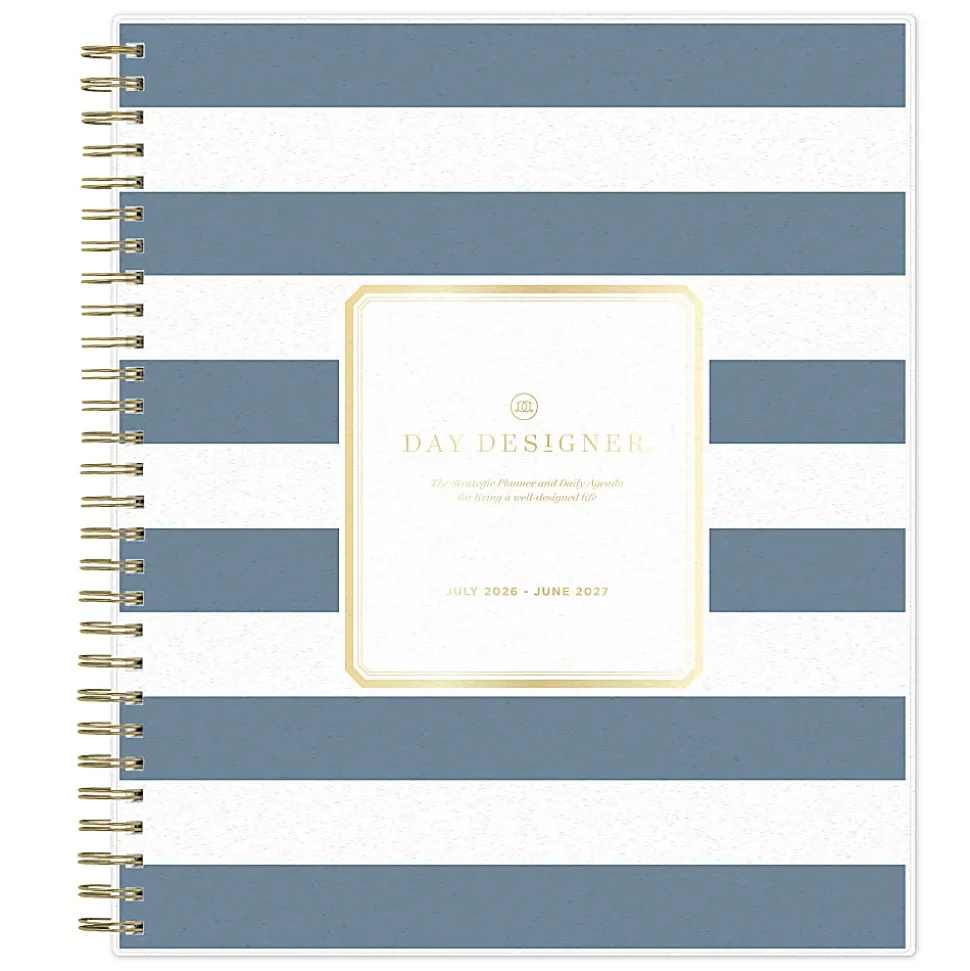 Planning Calendar DD Rugby Stripe Navy PP 8x10 AY26–27 Daily