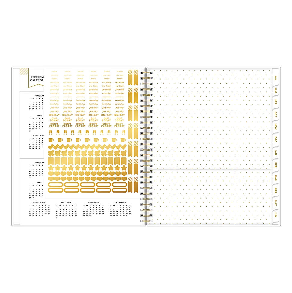 Planning Calendar DD Rugby Stripe Navy PP 8x10 AY26–27 Daily