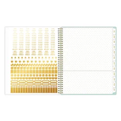 Planning Calendar DD Secret Garden Mint PP 8.5x11 AY26–27 W/M