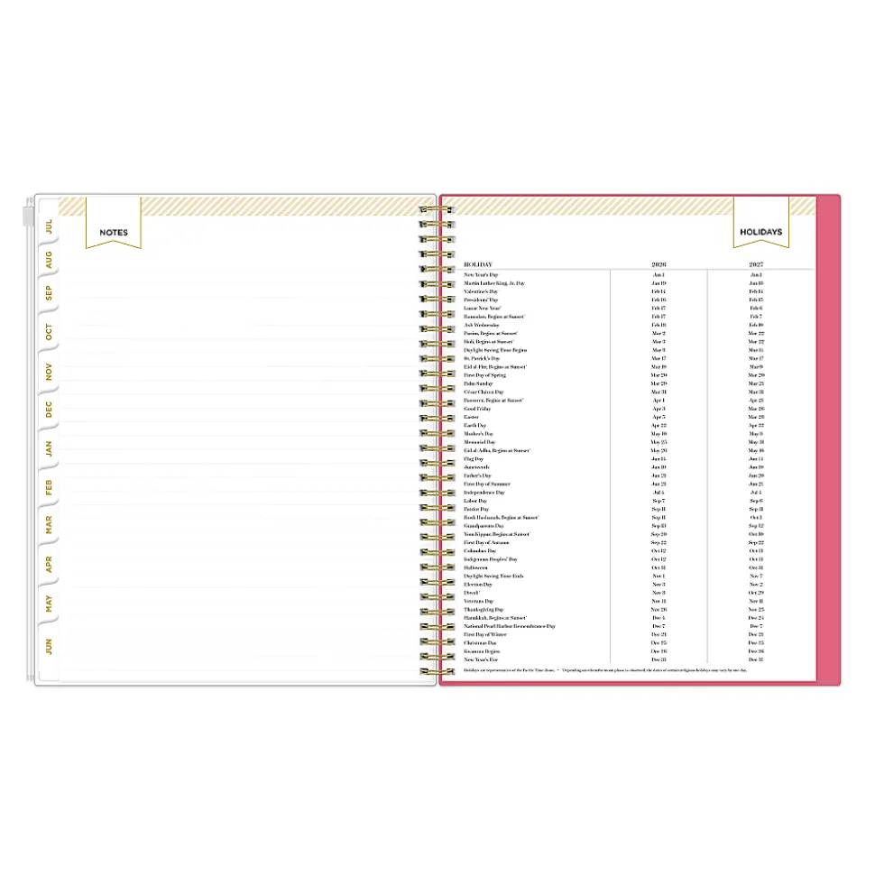 Planning Calendar DD Serenity Tile Terra PP Zip 8.5x11 AY26–27