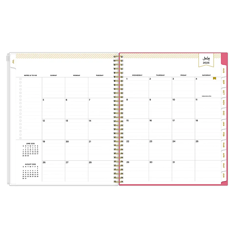 Planning Calendar DD Serenity Tile Terra PP Zip 8.5x11 AY26–27