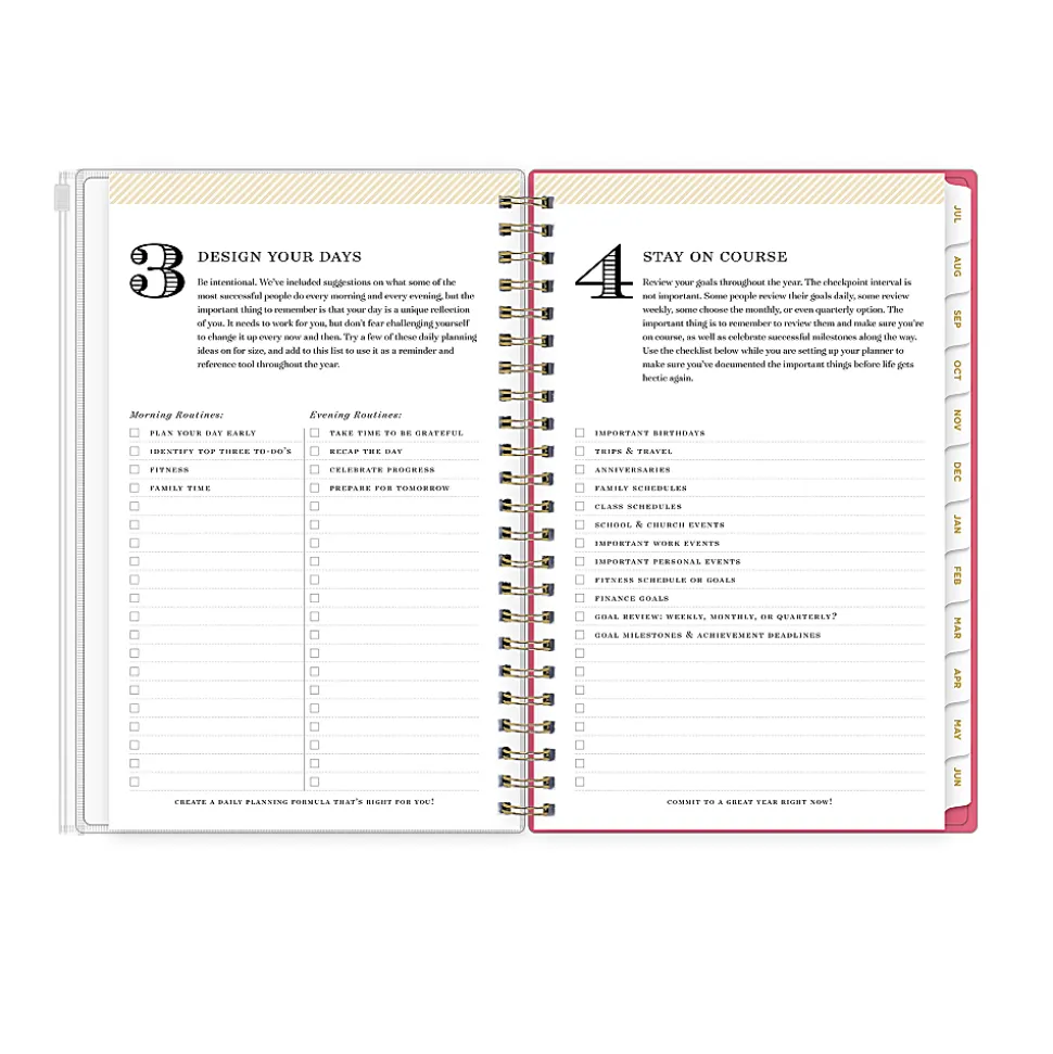 Planning Calendar DD Serenity Tile Terra PP Zip 5x8 AY26–27