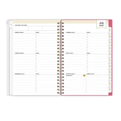 Planning Calendar DD Serenity Tile Terra PP Zip 5x8 AY26–27