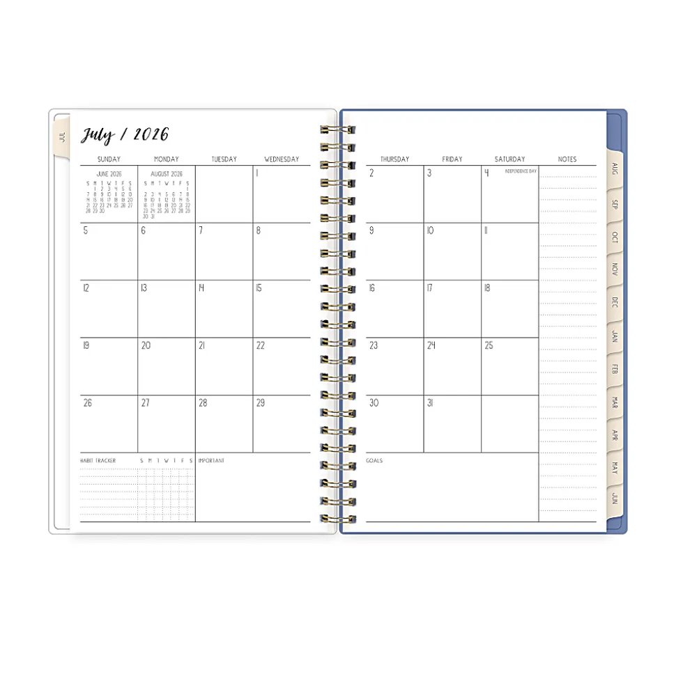 Planning Calendar IPC Tillie Lilac PP 5x8 AY26–27 W/M