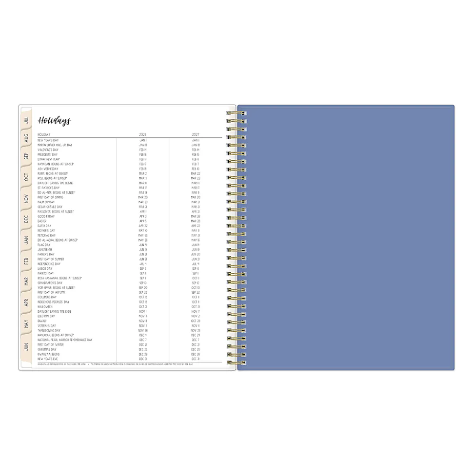 Planning Calendar IPC Tillie Lilac PP 8.5x11 AY26–27