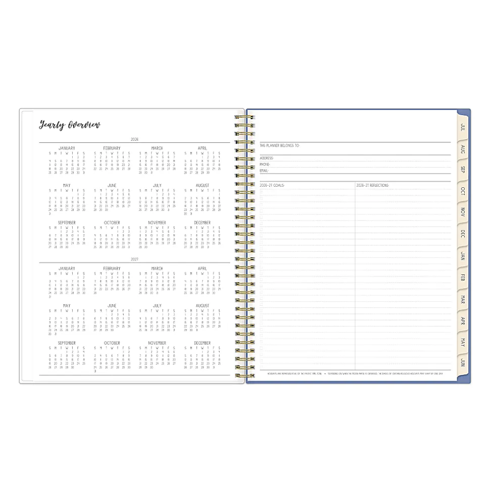 Planning Calendar IPC Tillie Lilac PP 8.5x11 AY26–27