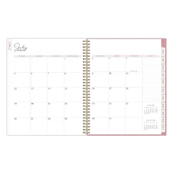 Planning Calendar RP Peony PP 8.5x11 AY26–27 Weekly/Monthly