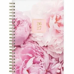 Planning Calendar RP Peony PP 5x8 AY26–27 Weekly/Monthly