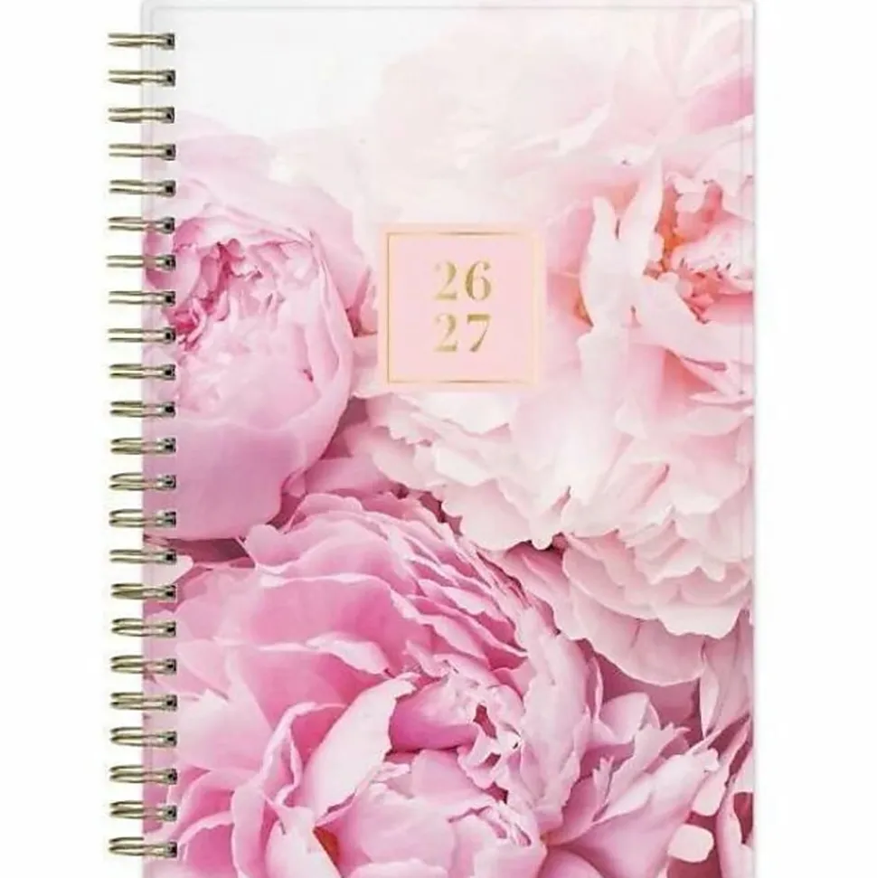 Planning Calendar RP Peony PP 5x8 AY26–27 Weekly/Monthly