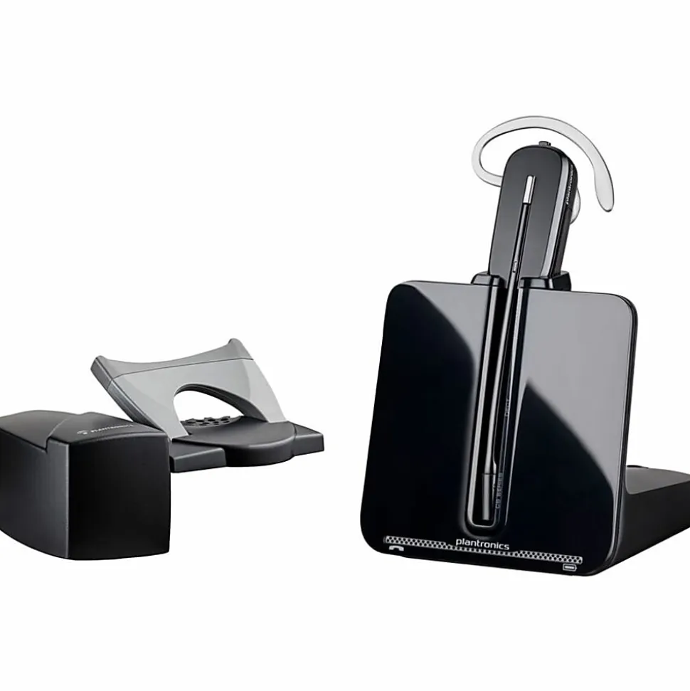 Plantronics® CS540 Wireless Office Phone Single-Ear Headset, Black/Silver