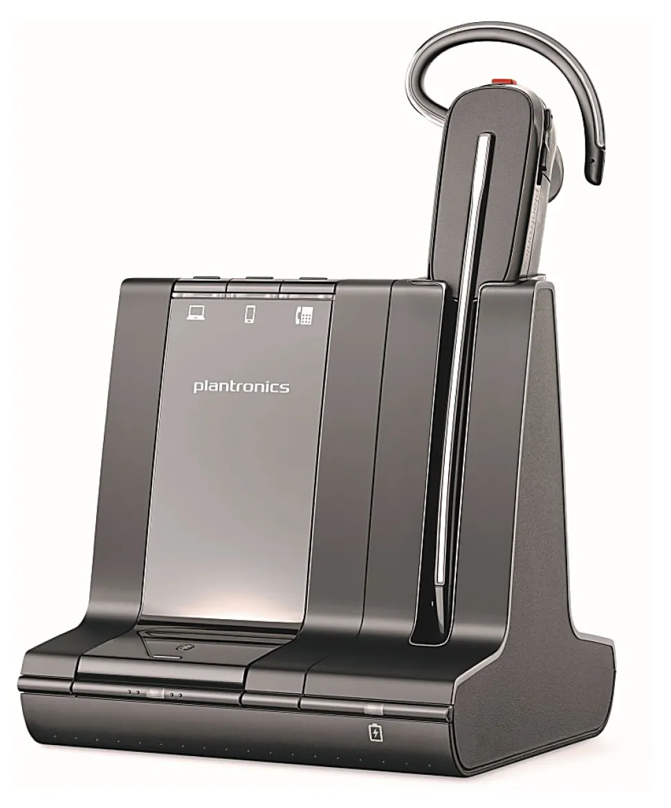 Plantronics® Savi 8240-M Office Wireless Headset, Black, 211819-01