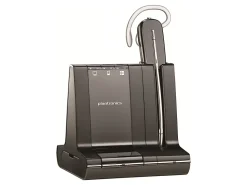 Plantronics® Savi™ 740 Wireless Headset System, Black/Silver