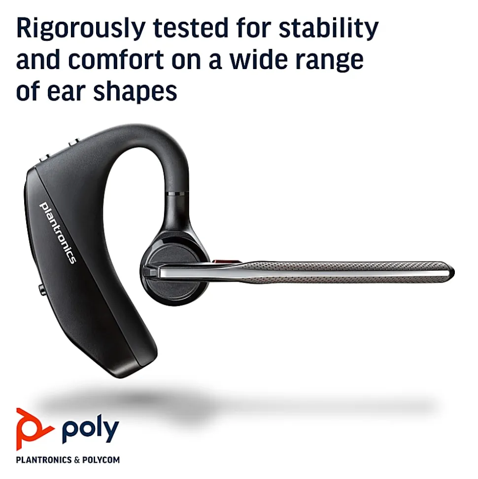 Plantronics® Voyager™ 5200 Bluetooth® Mobile Over-The-Ear Headset, Black