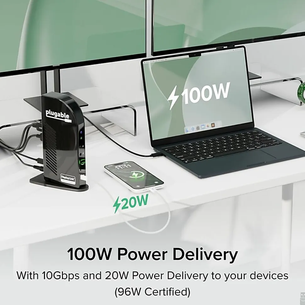 Plugable Plugable USB-C Quad HDMI Docking Station - - UD3900C4