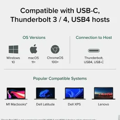 Plugable Plugable USB-C Quad HDMI Docking Station - - UD3900C4