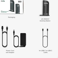 Plugable Plugable USB-C Quad HDMI Docking Station - - UD3900C4