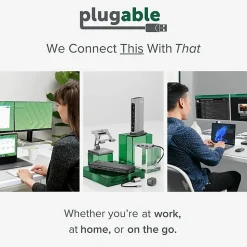 Plugable USB4 Hub 5-in-1 Thunderbolt 4 Hub With 60W Charging, Single 8K Or Dual 4K Display