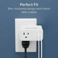 Plugable Wall Outlet Extender with 1x USB-C and 1x USB, 32W USB C Charger Block - USBC Fast Charger - PS1CA1