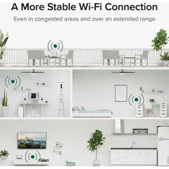 Plugable WiFi 6 USB WiFi Adapter for Desktop PC and Laptops, AX1800 USB 3.0 and USB C - Wireless Adapter with 2.4 GHz + 5GHz Dual Band Connection