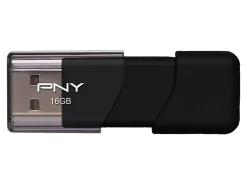 PNY Attache 3 USB Flash Drives,16GB,Black, Pack of 50 Flash Drives