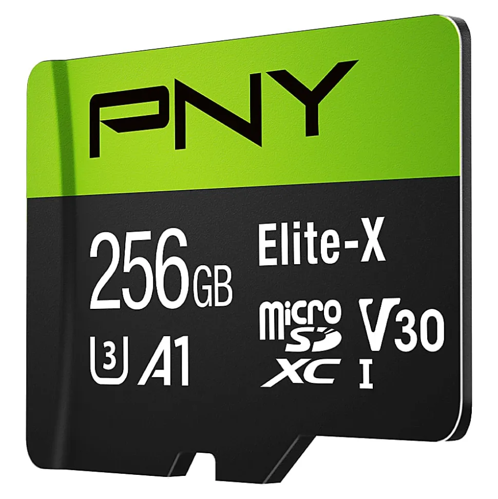 PNY Elite-X Class 10 U3 V30 microSDXC Flash Memory Card, 256GB