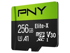 PNY Elite-X Class 10 U3 V30 microSDXC Flash Memory Card, 256GB